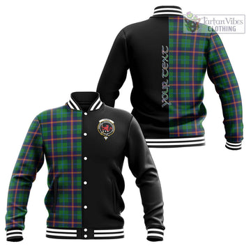 Young Tartan Baseball Jacket with Family Crest and Half Of Me Style