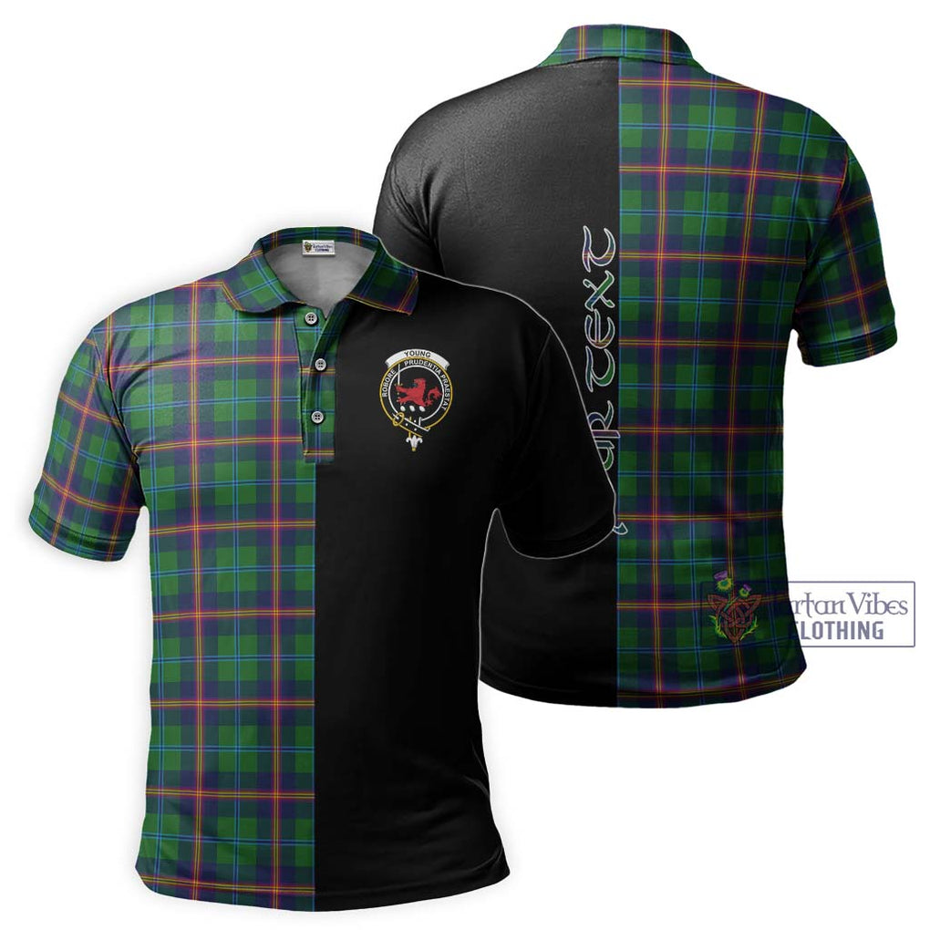 Young Tartan Polo Shirt with Family Crest and Half Of Me Style Kid - Tartanvibesclothing Shop