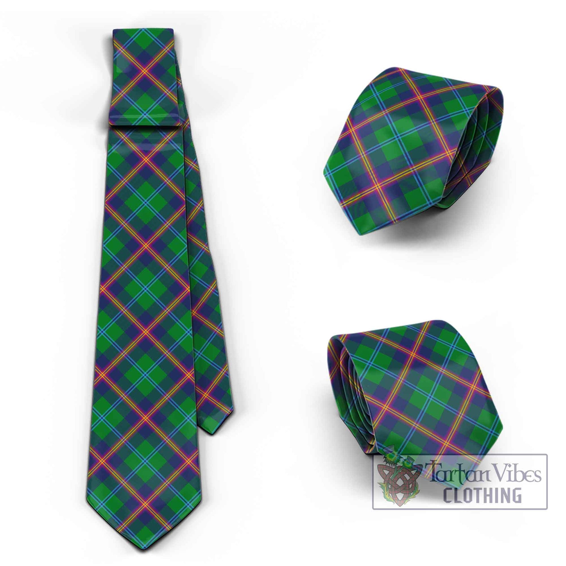 Tartan Vibes Clothing Young Modern Tartan Classic Necktie Cross Style