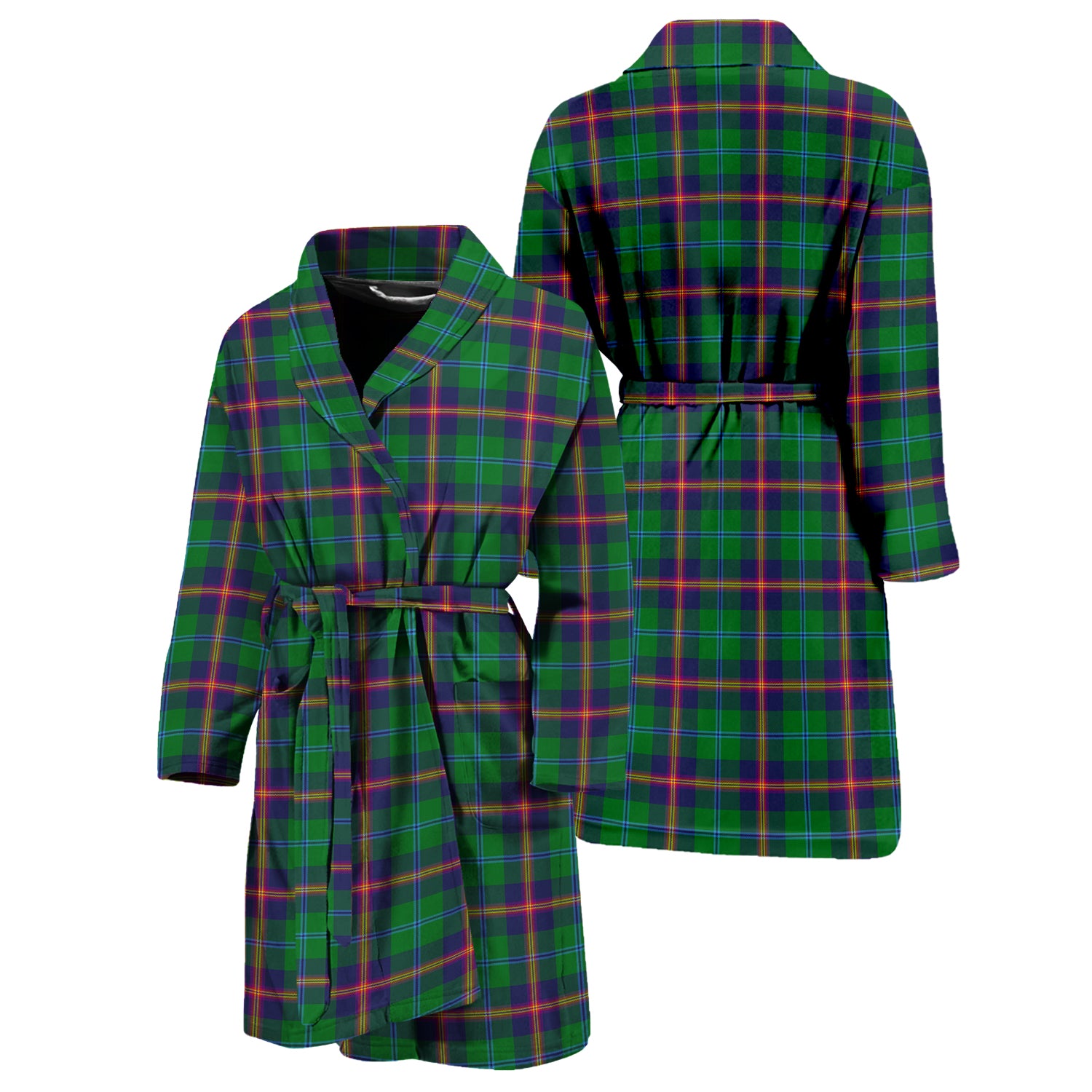 Young Tartan Bathrobe Unisex M - Tartan Vibes Clothing