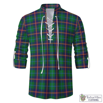 Young Tartan Men's Scottish Traditional Jacobite Ghillie Kilt Shirt