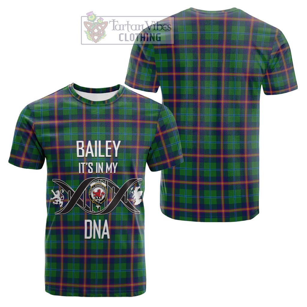 Tartan Vibes Clothing Young Modern Tartan Cotton T-shirt with Family Crest DNA In Me Style