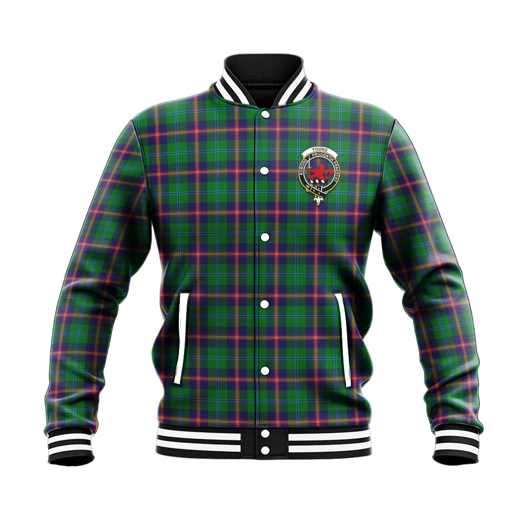 Young Tartan Baseball Jacket with Family Crest - Tartan Vibes Clothing