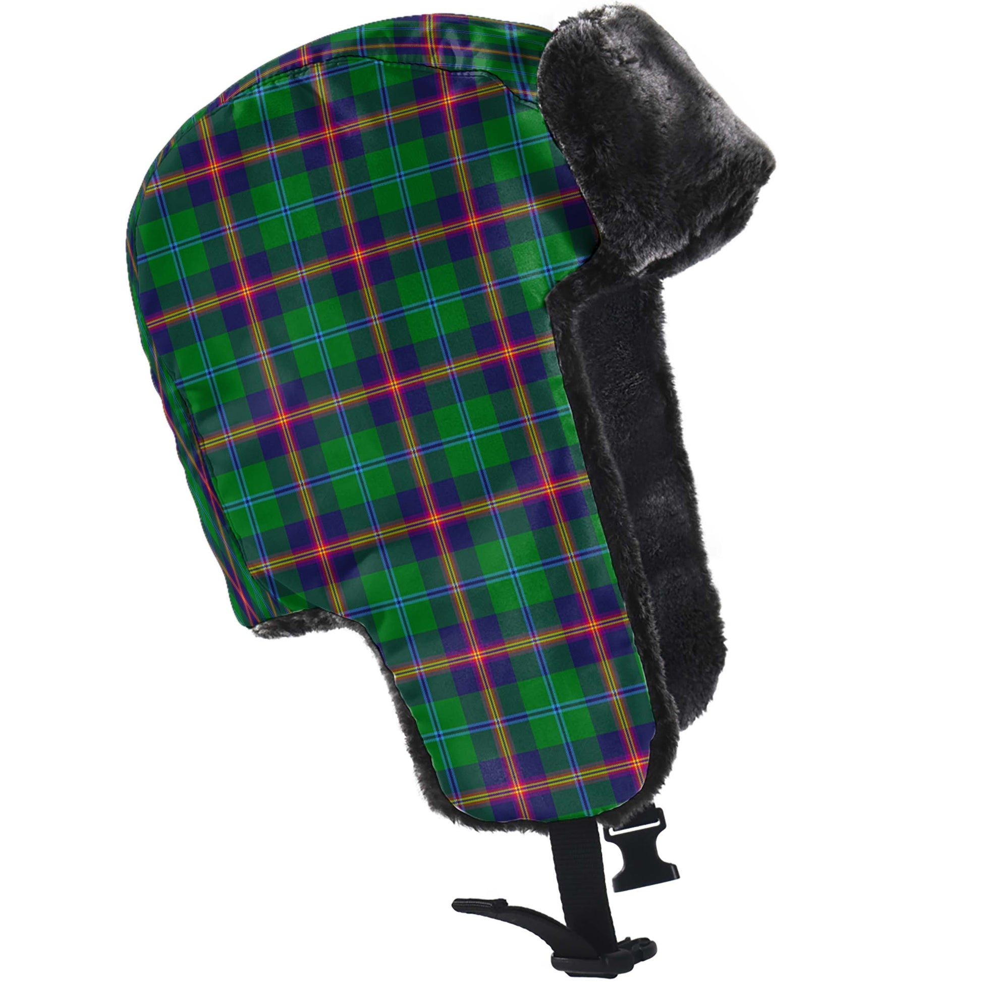 Young Modern Tartan Winter Trapper Hat - Tartanvibesclothing