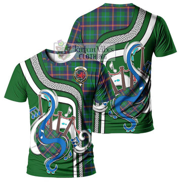 Young Tartan T-Shirt with Epic Bagpipe Style