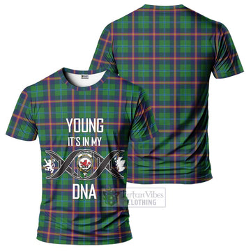 Young Modern Tartan T-Shirt with Family Crest DNA In Me Style