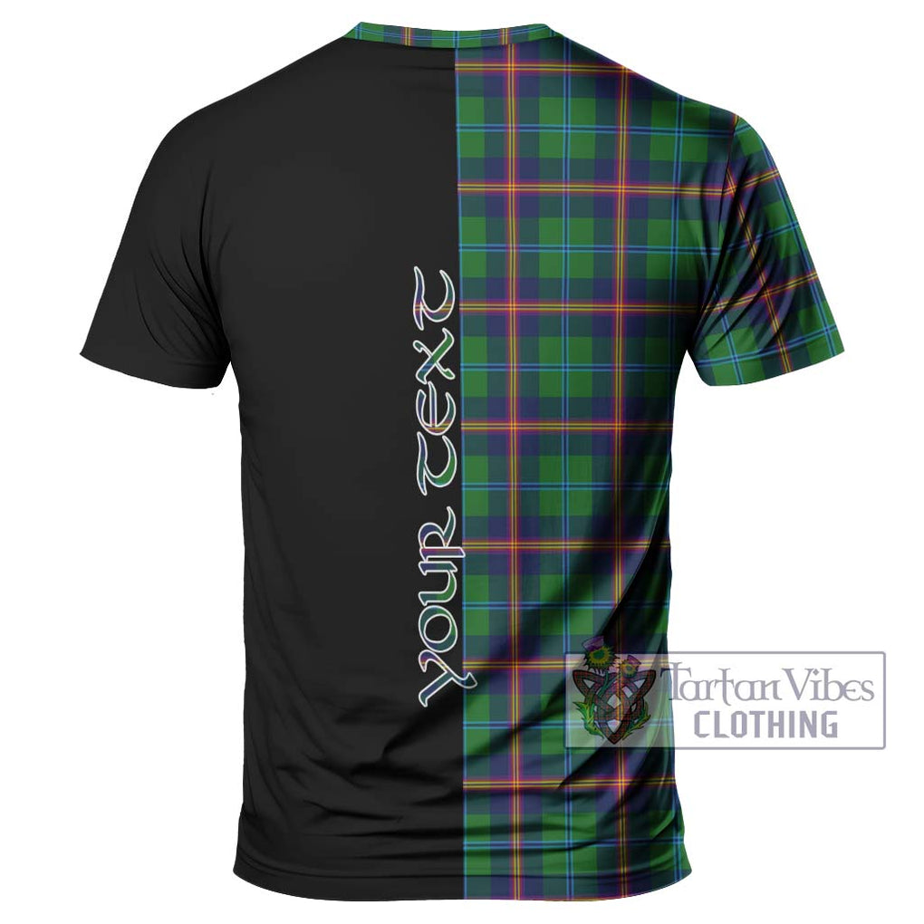 Young Tartan T-Shirt with Family Crest and Half Of Me Style - Tartanvibesclothing Shop