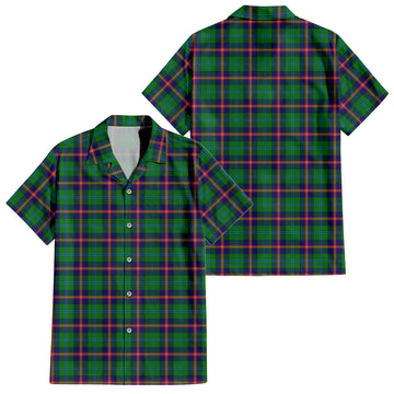 Young Tartan Short Sleeve Button Down Shirt