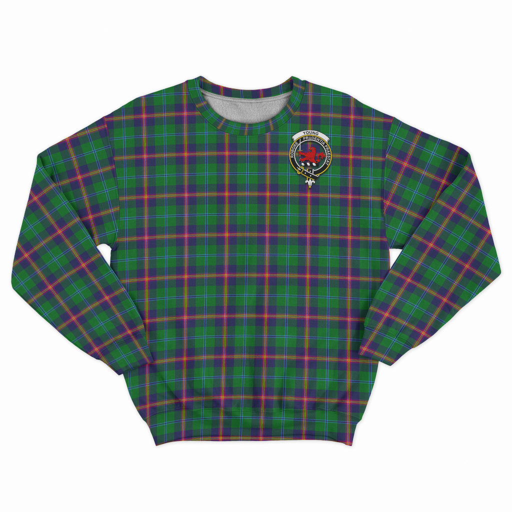 Young Tartan Sweatshirt with Family Crest - Tartan Vibes Clothing