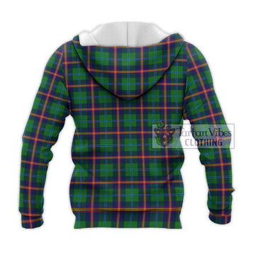 Young Tartan Knitted Hoodie with Family Crest DNA In Me Style