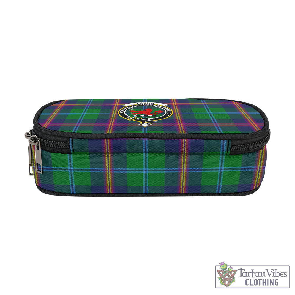 Tartan Vibes Clothing Young Modern Tartan Pen and Pencil Case with Family Crest