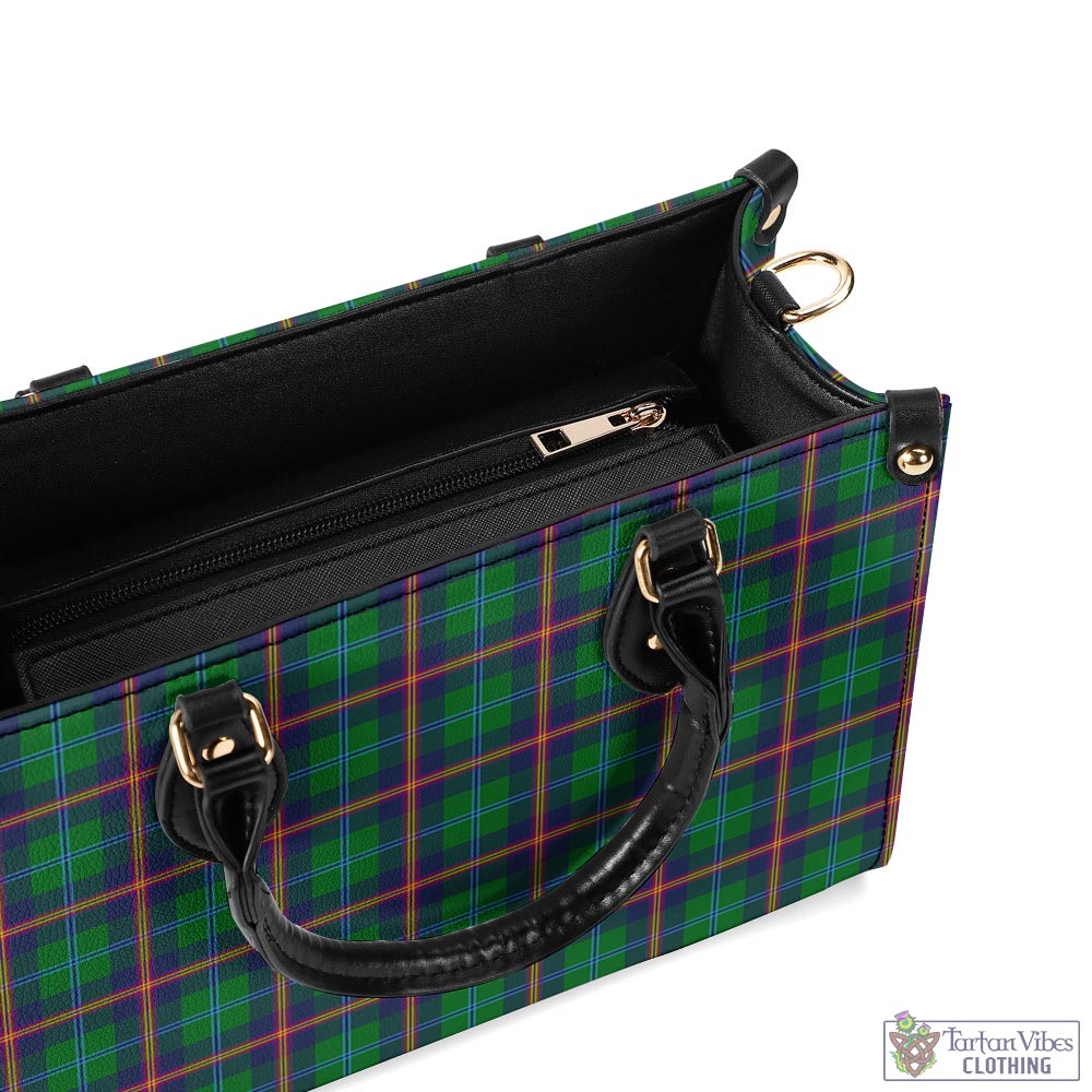 Tartan Vibes Clothing Young Modern Tartan Luxury Leather Handbags