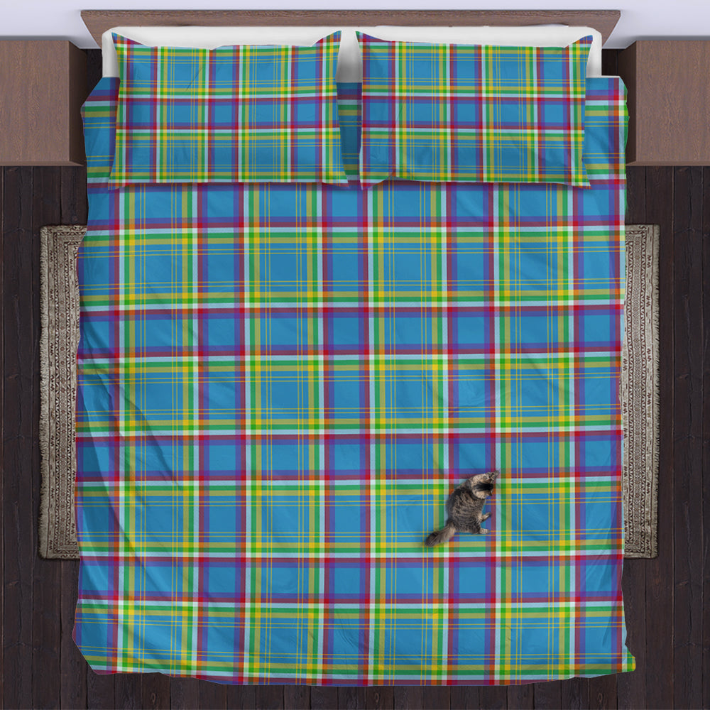 yukon-territory-canada-tartan-bedding-set