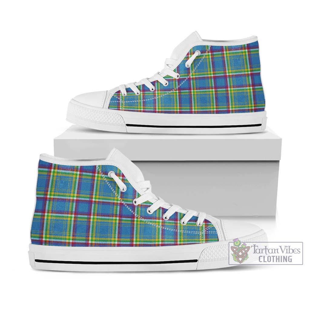 Tartan Vibes Clothing Yukon Territory Canada Tartan High Top Shoes