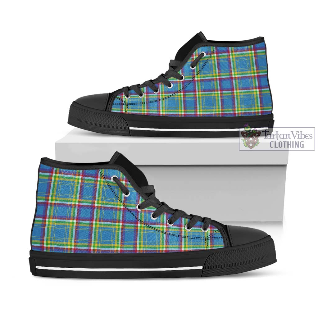 Tartan Vibes Clothing Yukon Territory Canada Tartan High Top Shoes