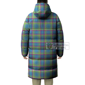 Yukon Territory Canada Tartan Long Down Jacket