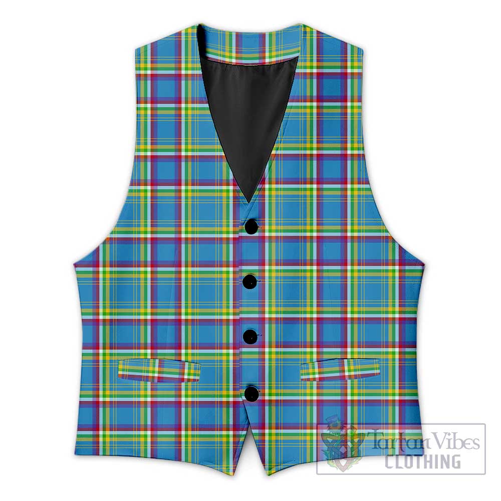 Tartan Vibes Clothing Yukon Territory Canada Tartan Men's Sleeveless Suit Vest