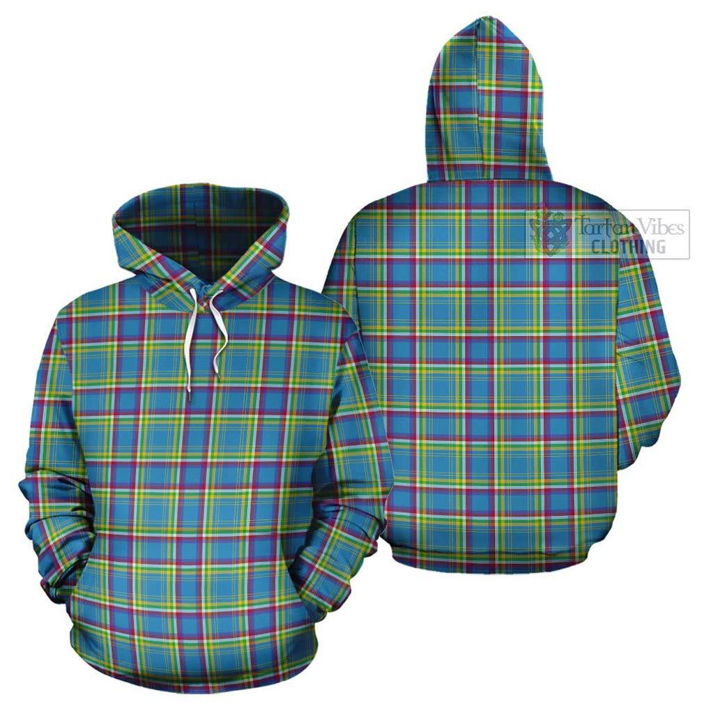 Yukon Territory Canada Tartan Cotton Hoodie Pullover Hoodie - Tartan Vibes Clothing