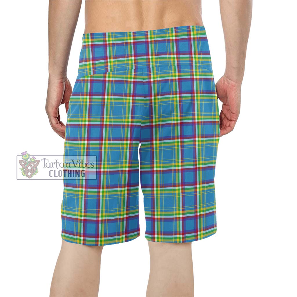 Yukon Territory Canada Tartan Men's Board Shorts - Tartan Vibes Clothing