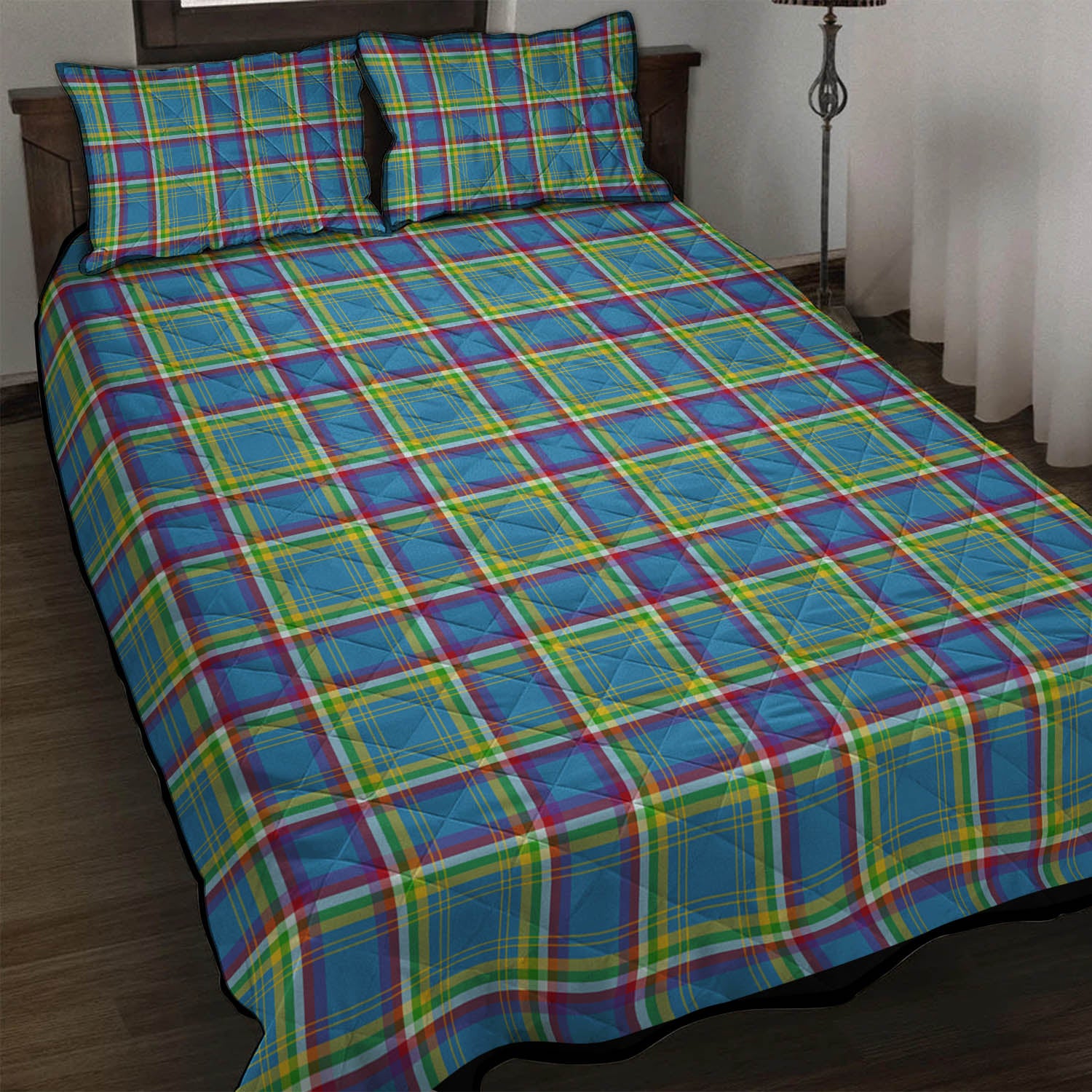 Yukon Territory Canada Tartan Quilt Bed Set - Tartan Vibes Clothing