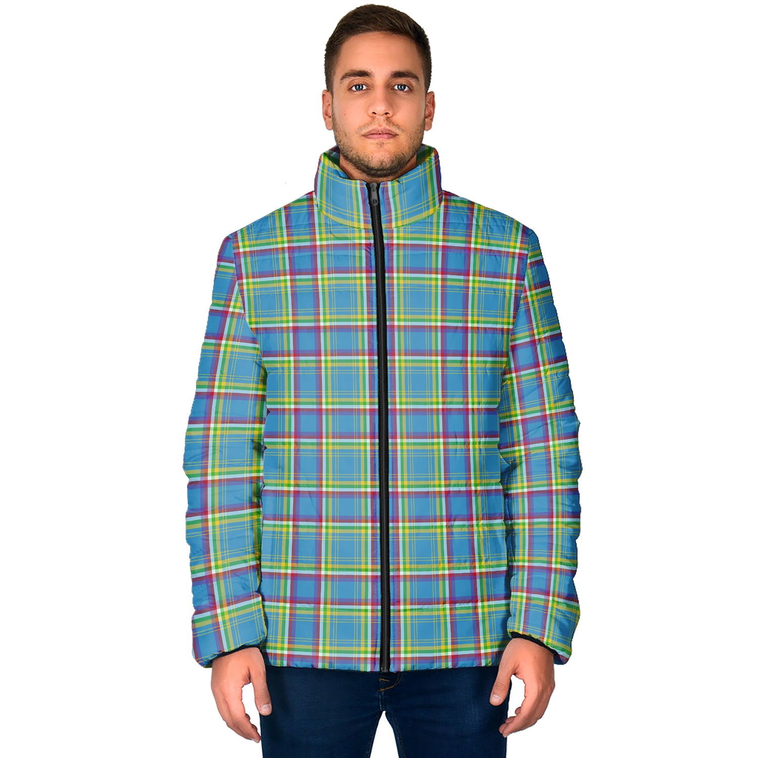 yukon-territory-canada-tartan-padded-jacket