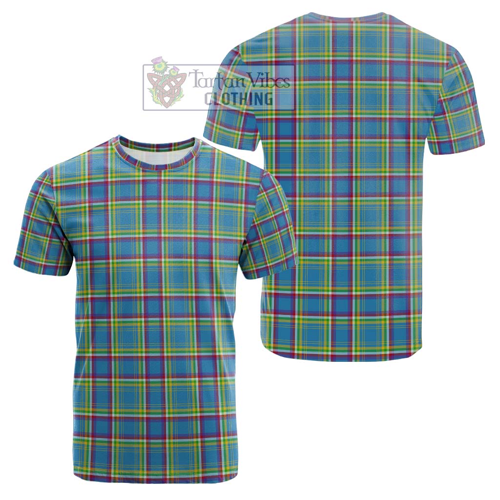 Tartan Vibes Clothing Yukon Territory Canada Tartan Cotton T-Shirt