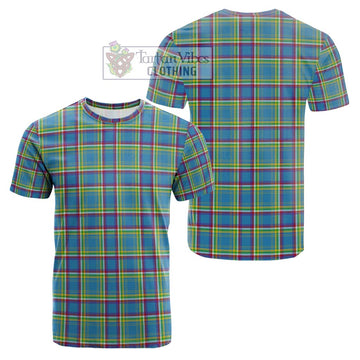 Yukon Territory Canada Tartan Cotton T-Shirt