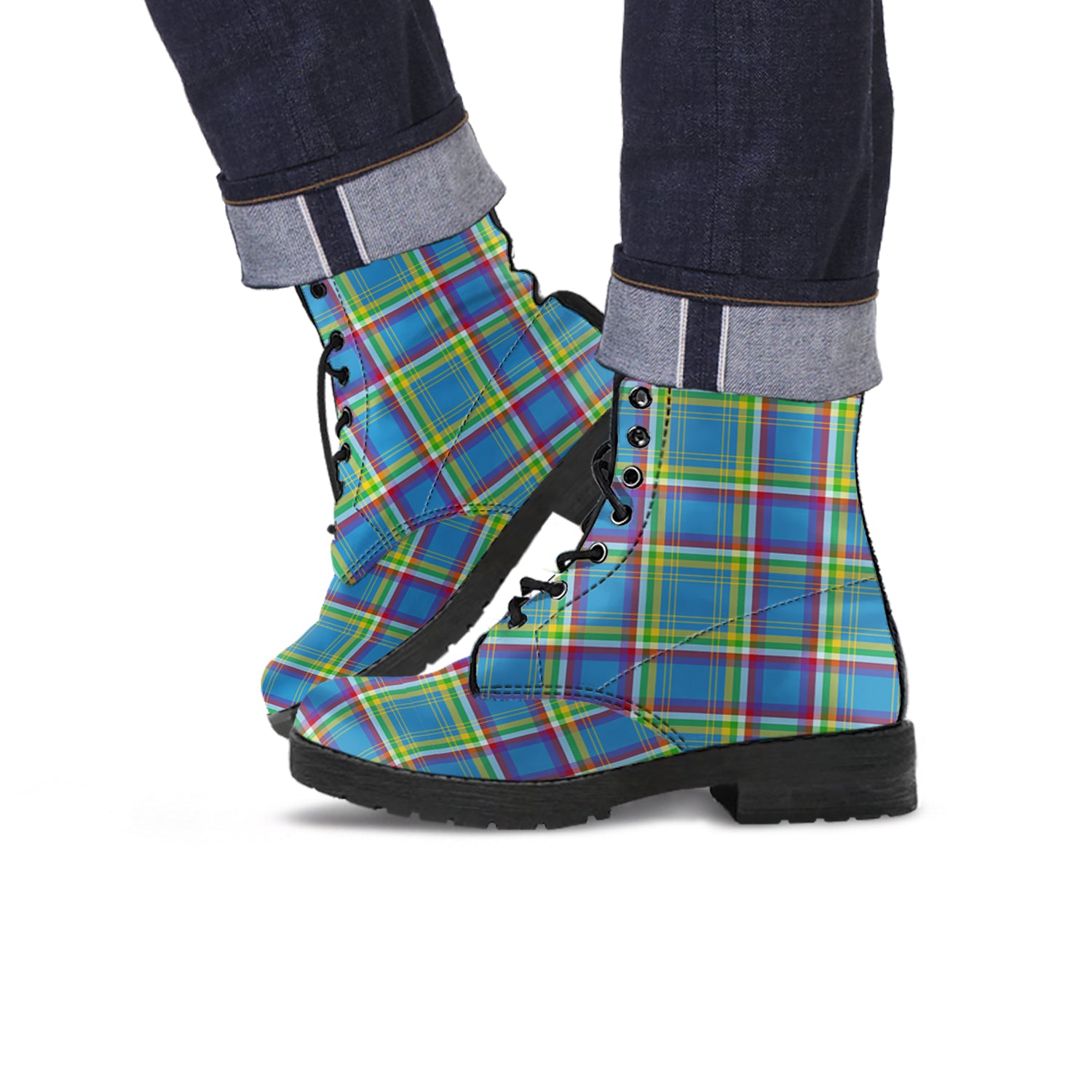 yukon-territory-canada-tartan-leather-boots