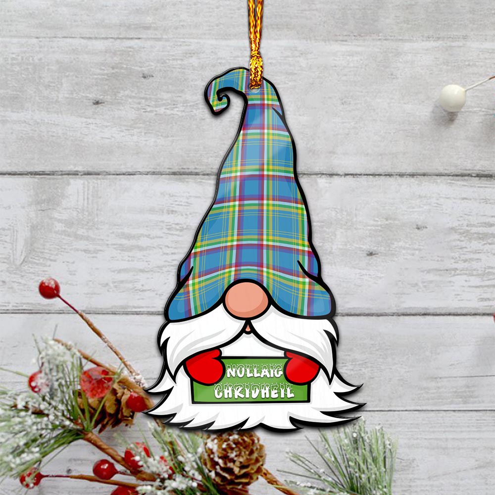 Yukon Territory Canada Gnome Christmas Ornament with His Tartan Christmas Hat - Tartan Vibes Clothing