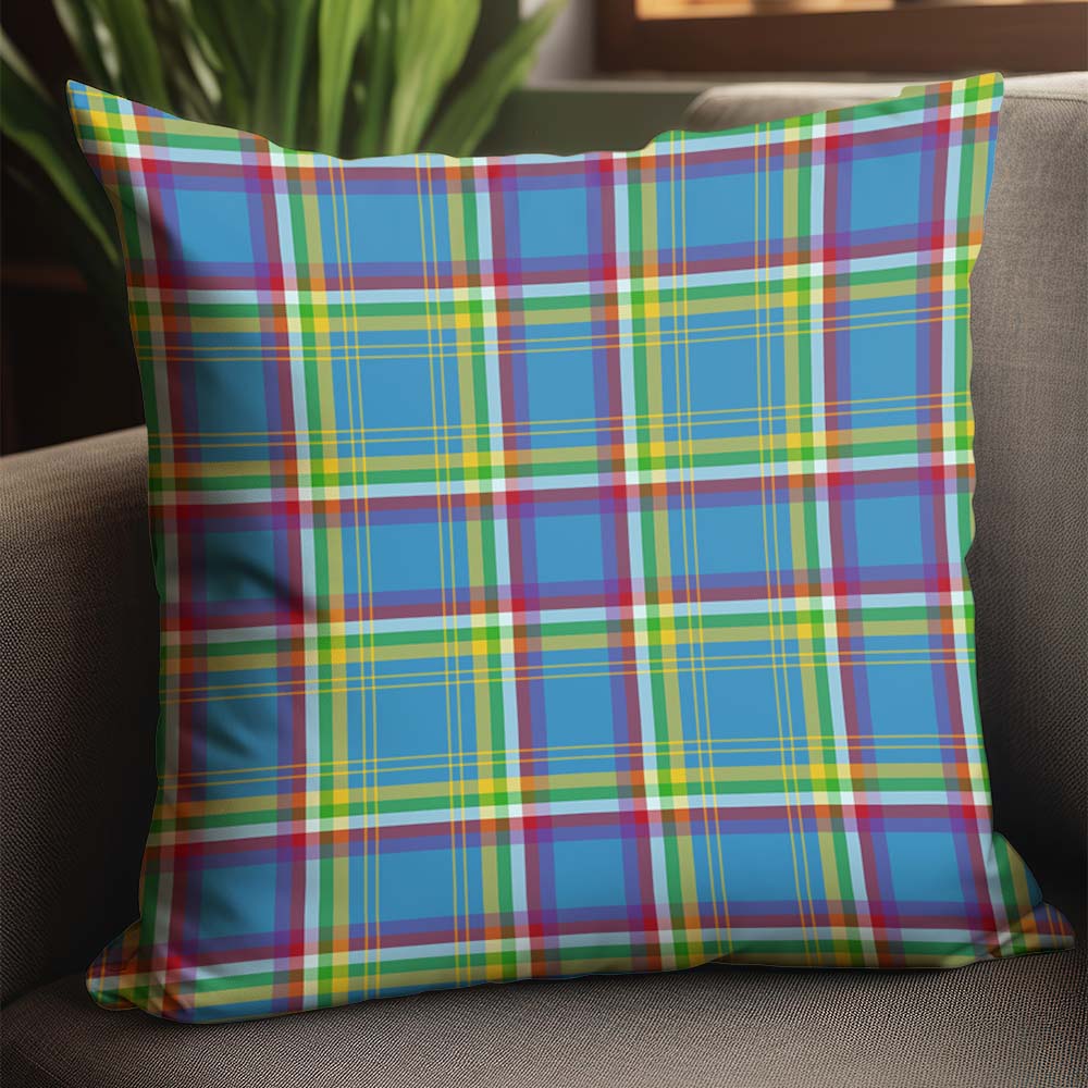 Yukon Territory Canada Tartan Pillow Cover - Tartanvibesclothing Shop