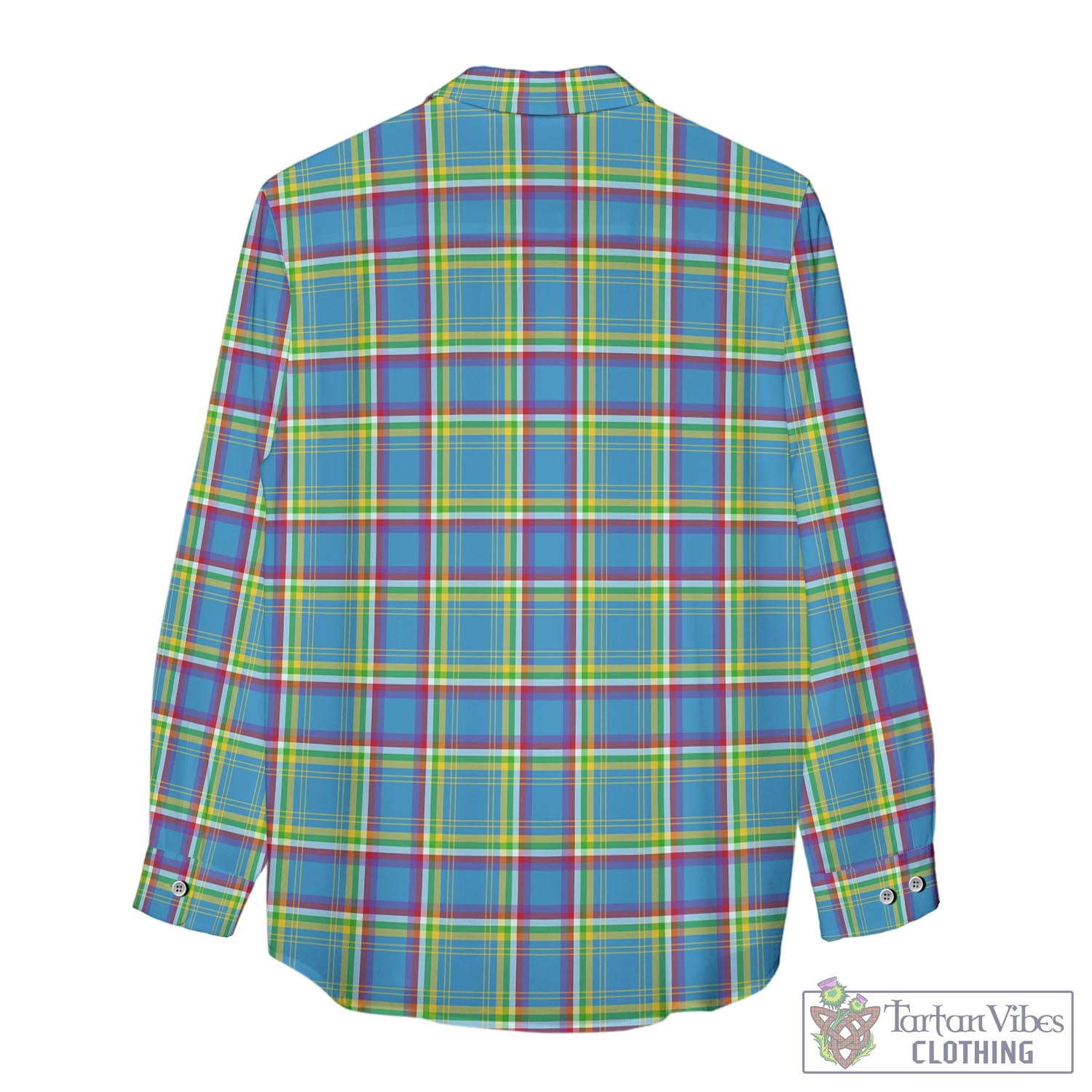 Yukon Territory Canada Tartan Womens Casual Shirt