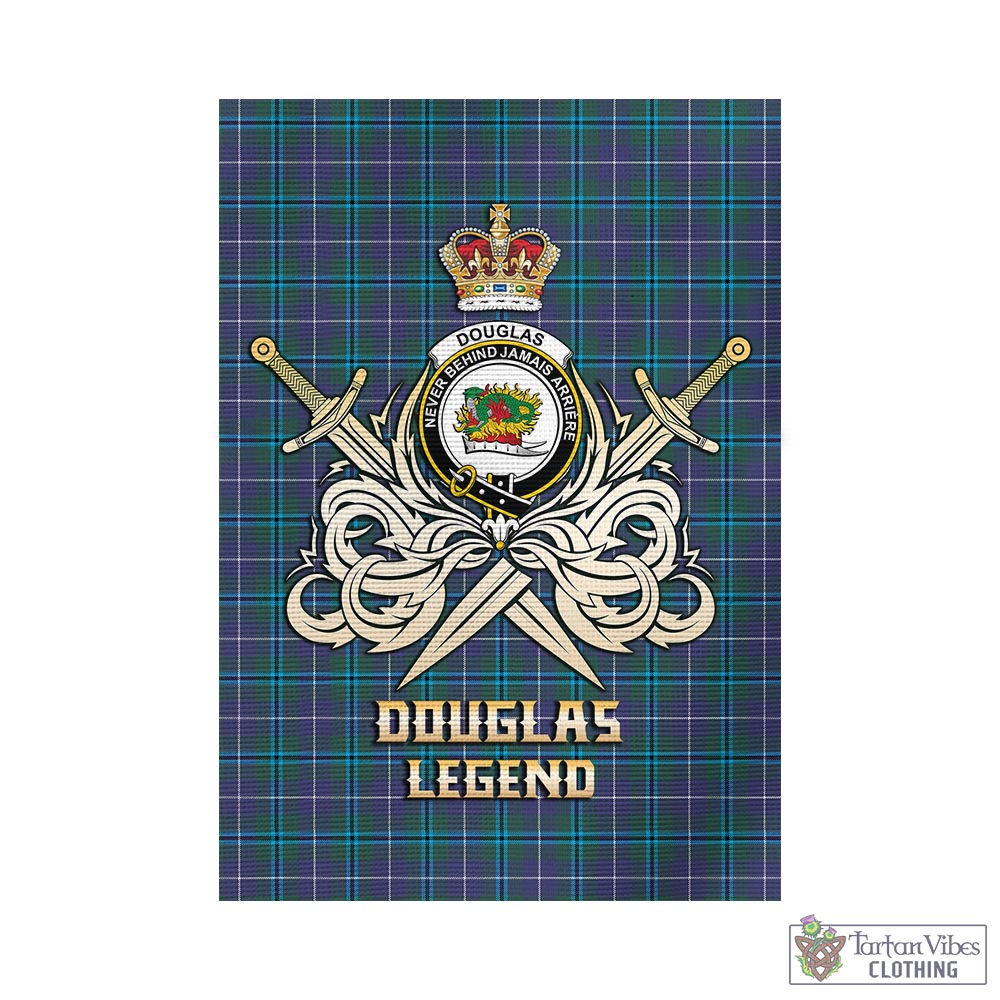 douglas-modern-tartan-flag-with-clan-crest-and-the-golden-sword-of-courageous-legacy