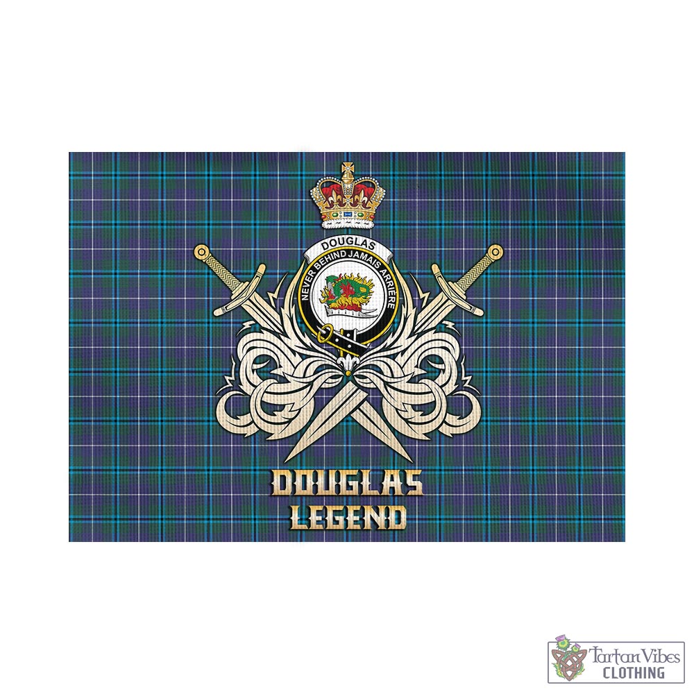 douglas-modern-tartan-flag-with-clan-crest-and-the-golden-sword-of-courageous-legacy