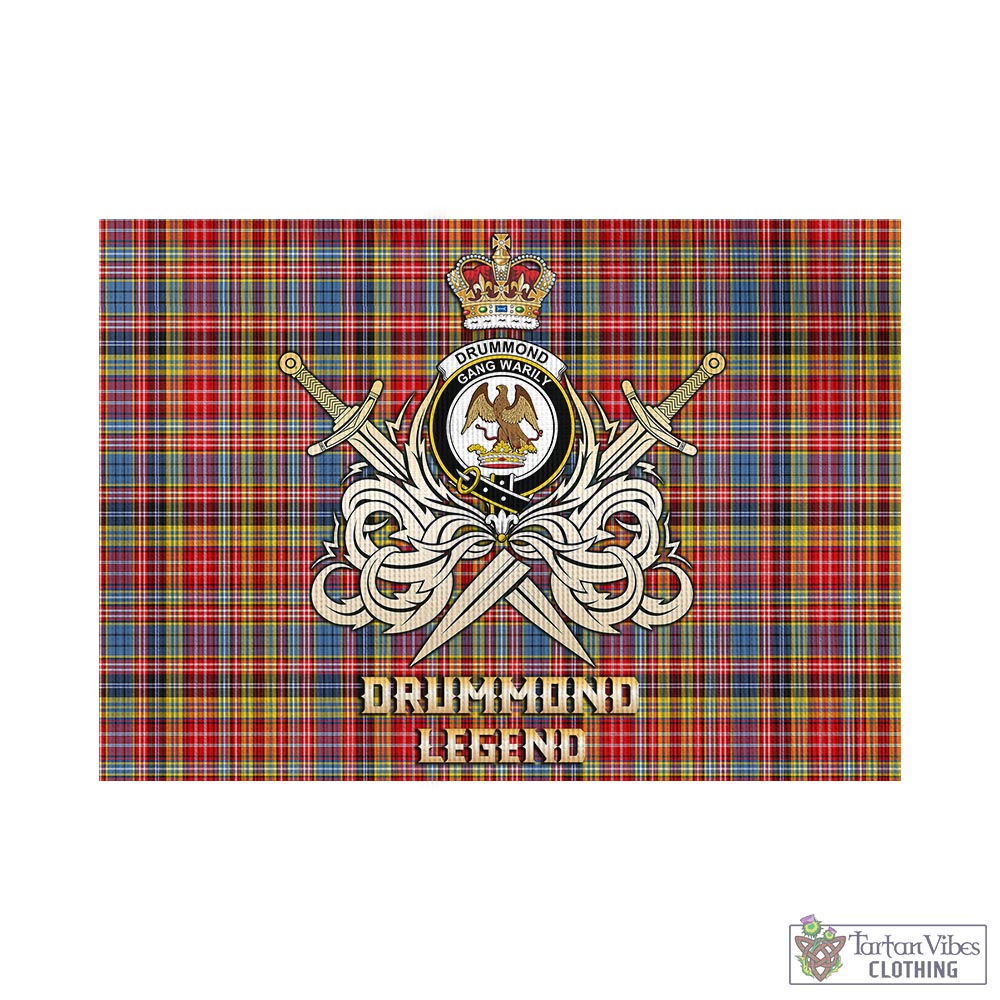 drummond-of-strathallan-modern-tartan-flag-with-clan-crest-and-the-golden-sword-of-courageous-legacy