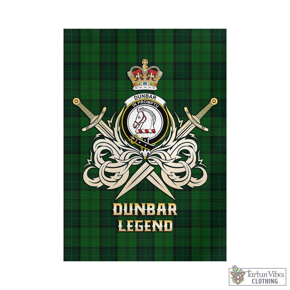 dunbar-hunting-tartan-flag-with-clan-crest-and-the-golden-sword-of-courageous-legacy