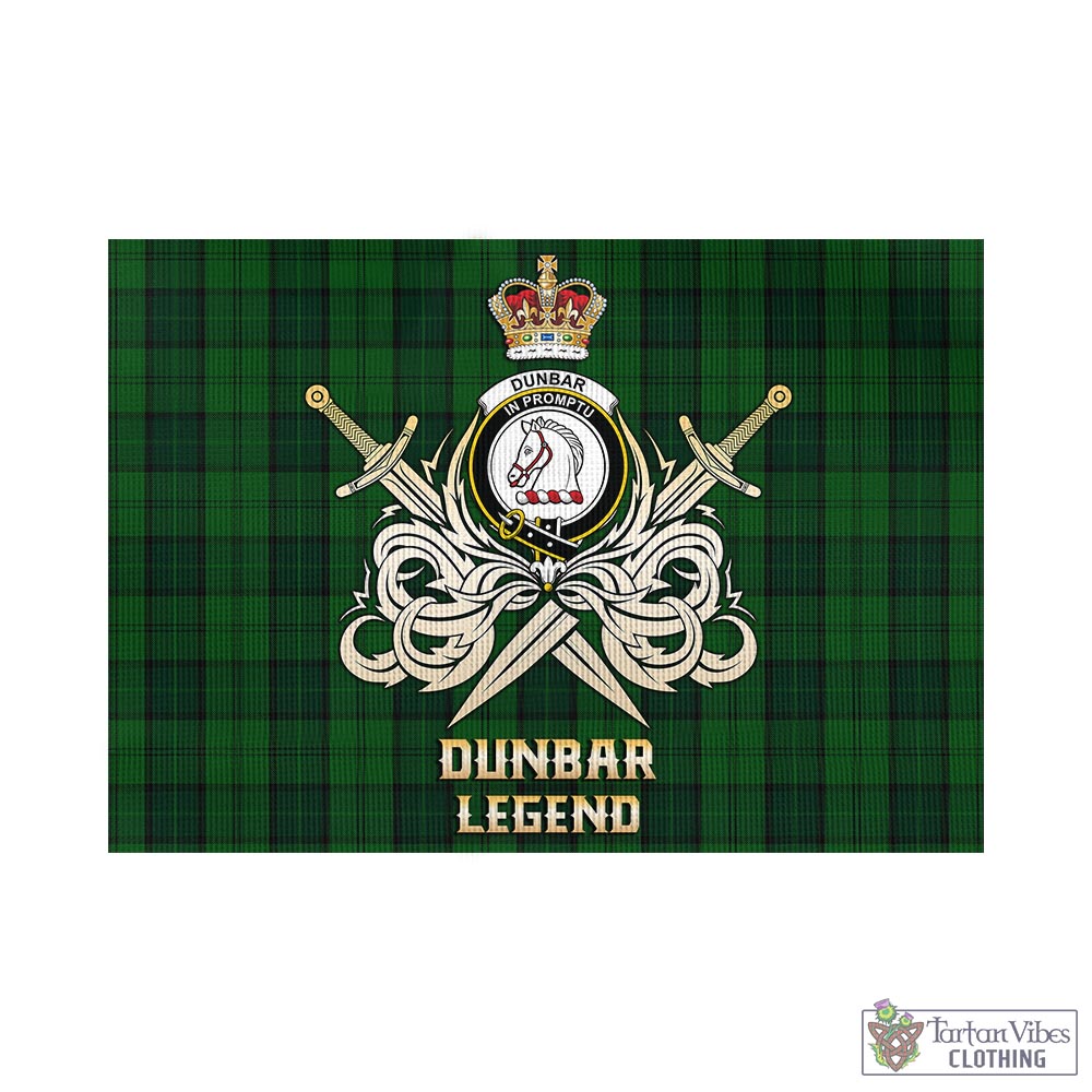 dunbar-hunting-tartan-flag-with-clan-crest-and-the-golden-sword-of-courageous-legacy