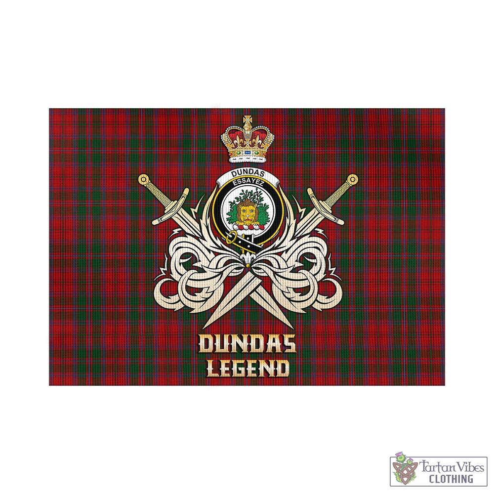 dundas-red-tartan-flag-with-clan-crest-and-the-golden-sword-of-courageous-legacy