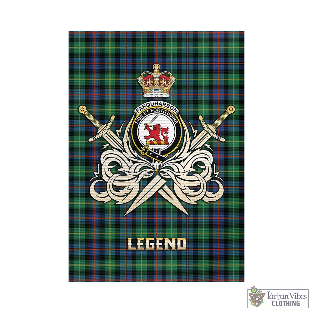 farquharson-ancient-tartan-flag-with-clan-crest-and-the-golden-sword-of-courageous-legacy