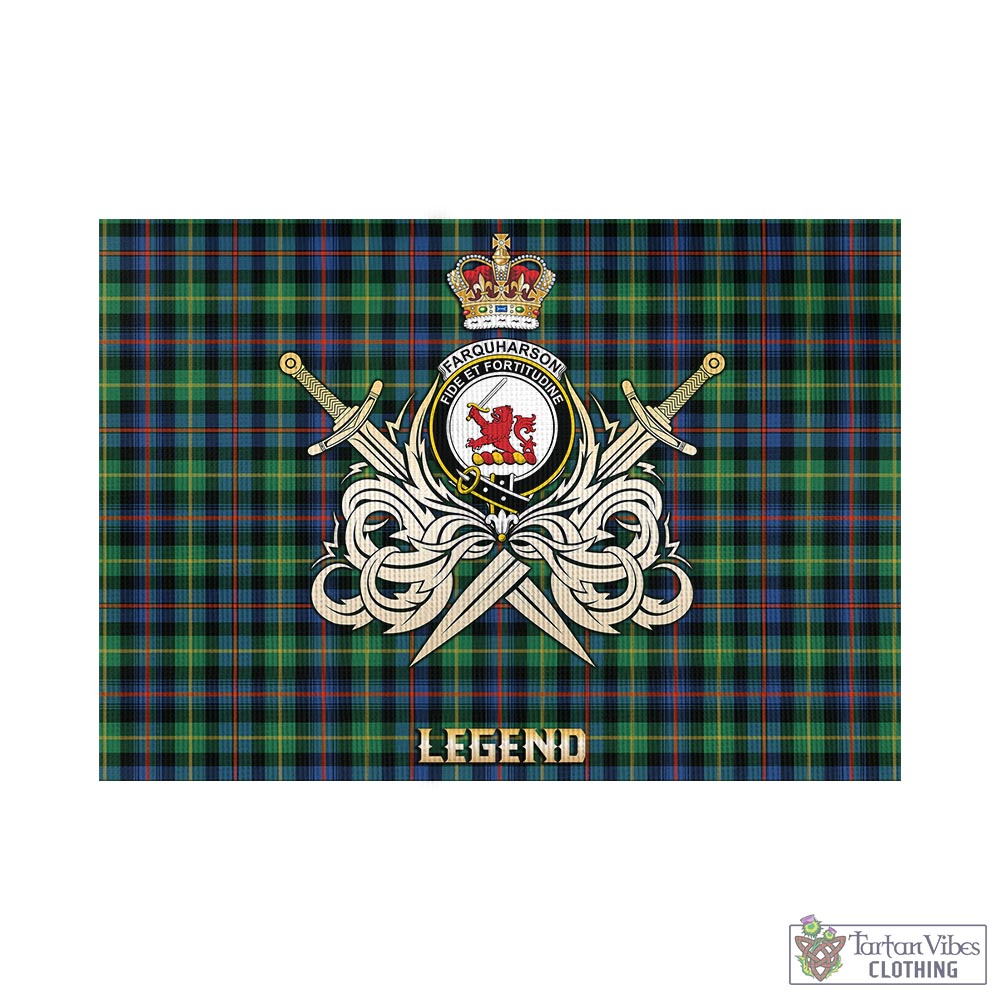 farquharson-ancient-tartan-flag-with-clan-crest-and-the-golden-sword-of-courageous-legacy