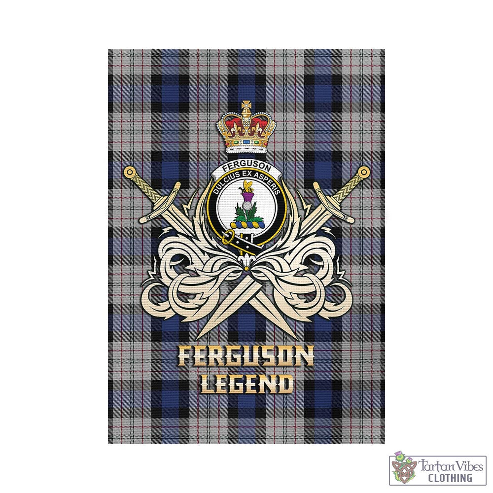 ferguson-dress-tartan-flag-with-clan-crest-and-the-golden-sword-of-courageous-legacy