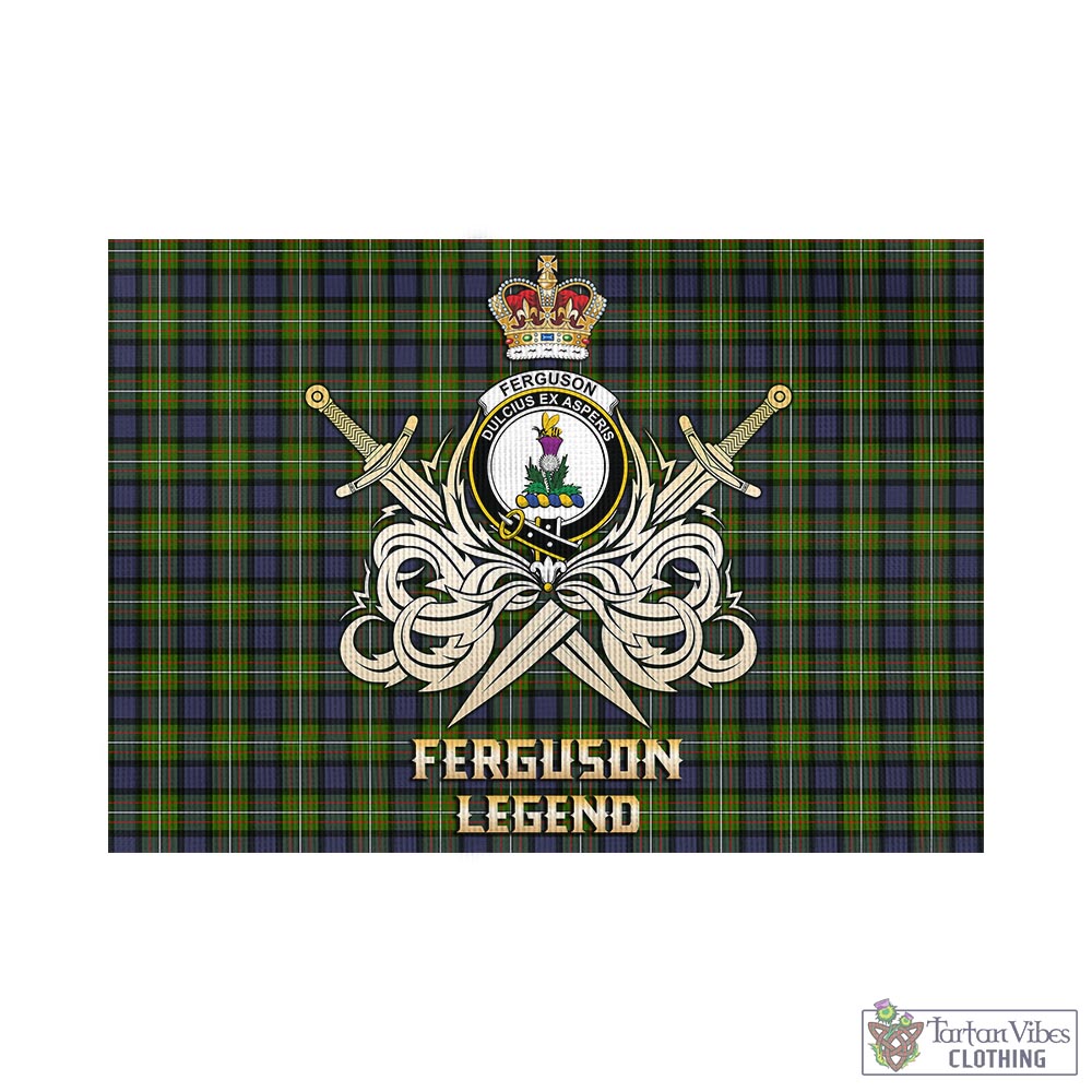 ferguson-modern-tartan-flag-with-clan-crest-and-the-golden-sword-of-courageous-legacy