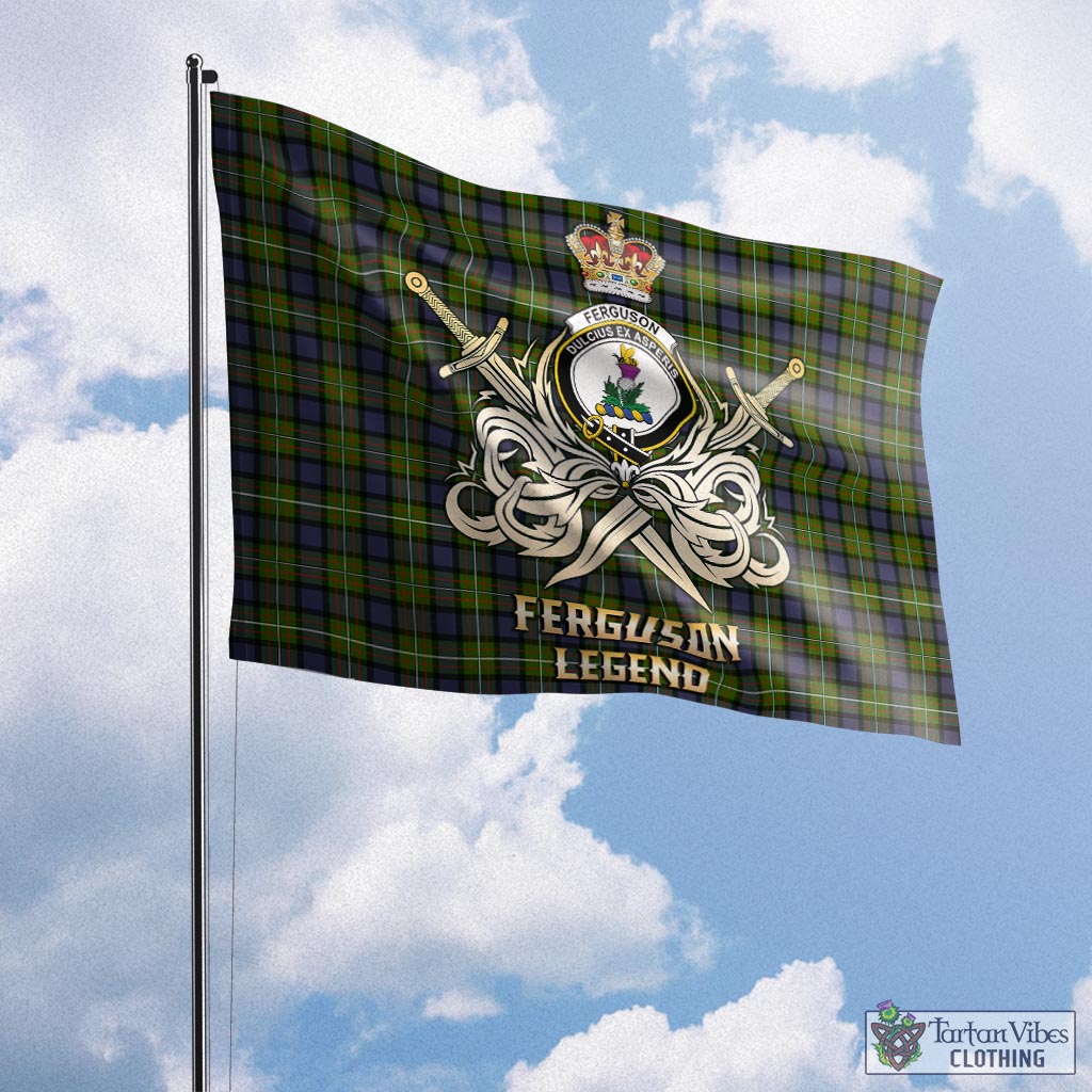 ferguson-modern-tartan-flag-with-clan-crest-and-the-golden-sword-of-courageous-legacy