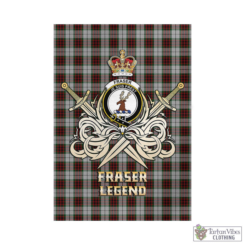 fraser-dress-tartan-flag-with-clan-crest-and-the-golden-sword-of-courageous-legacy