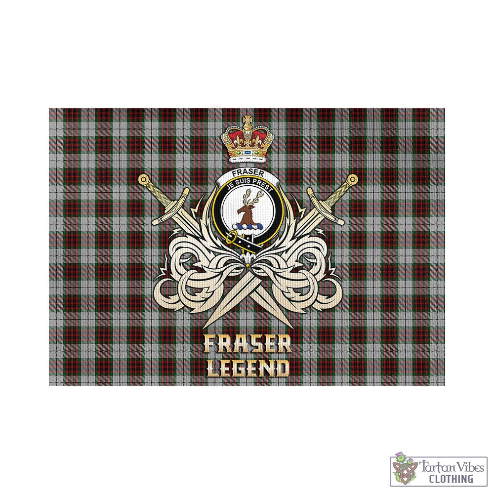 fraser-dress-tartan-flag-with-clan-crest-and-the-golden-sword-of-courageous-legacy