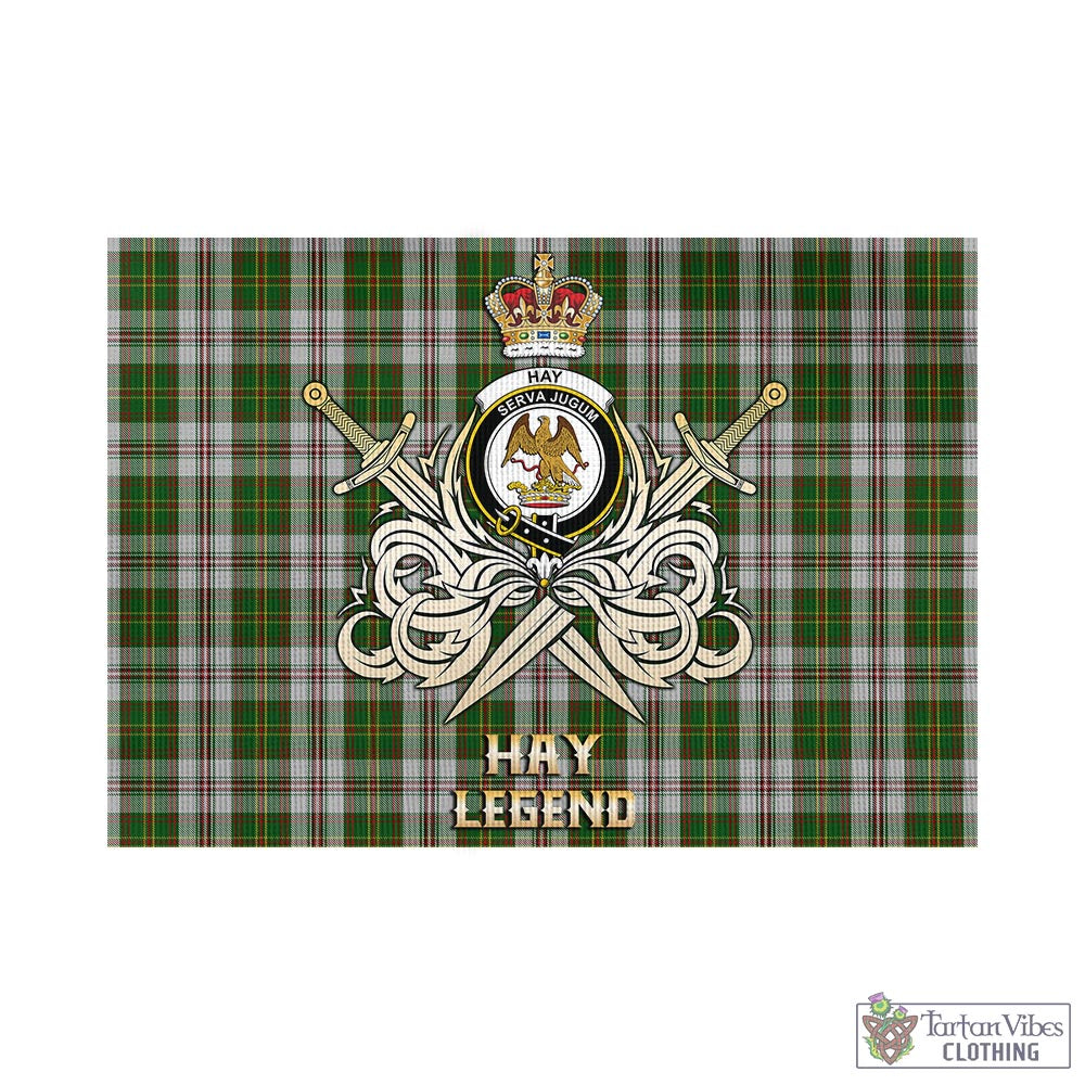 hay-white-dress-tartan-flag-with-clan-crest-and-the-golden-sword-of-courageous-legacy