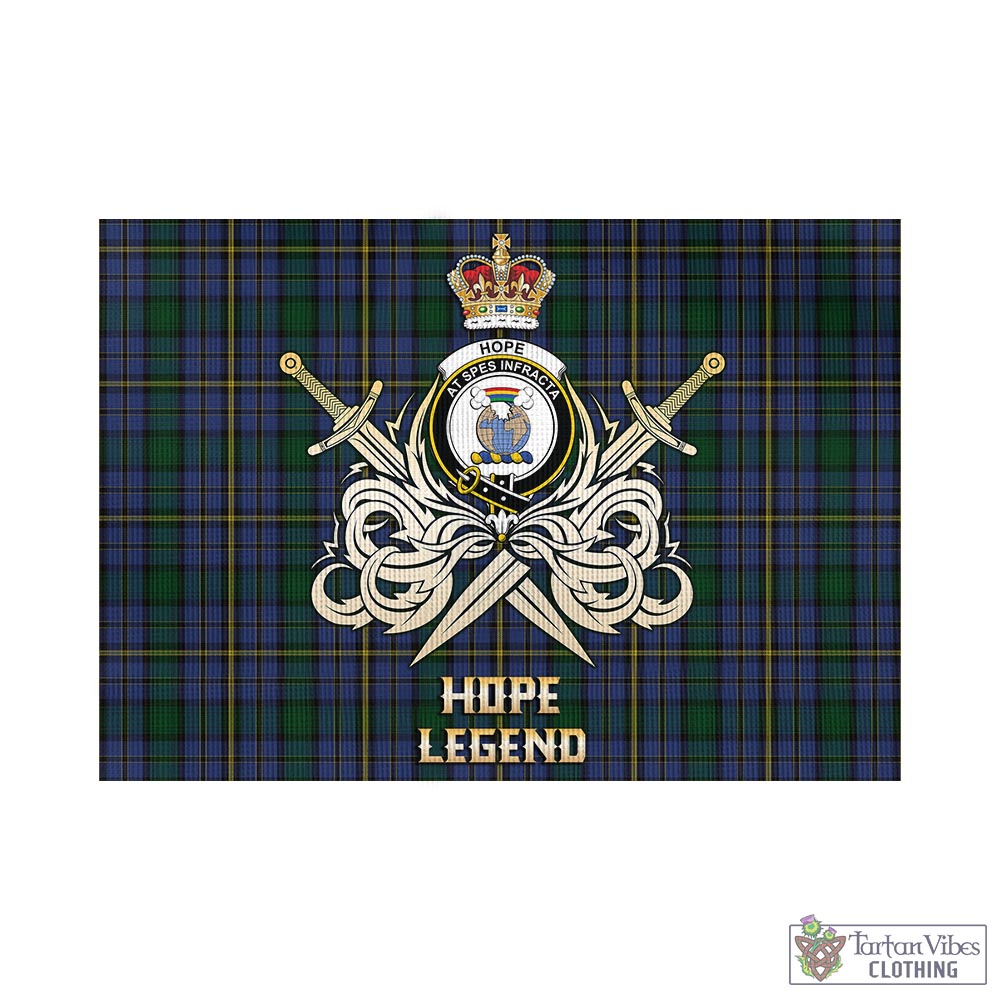 hope-clan-originaux-tartan-flag-with-clan-crest-and-the-golden-sword-of-courageous-legacy