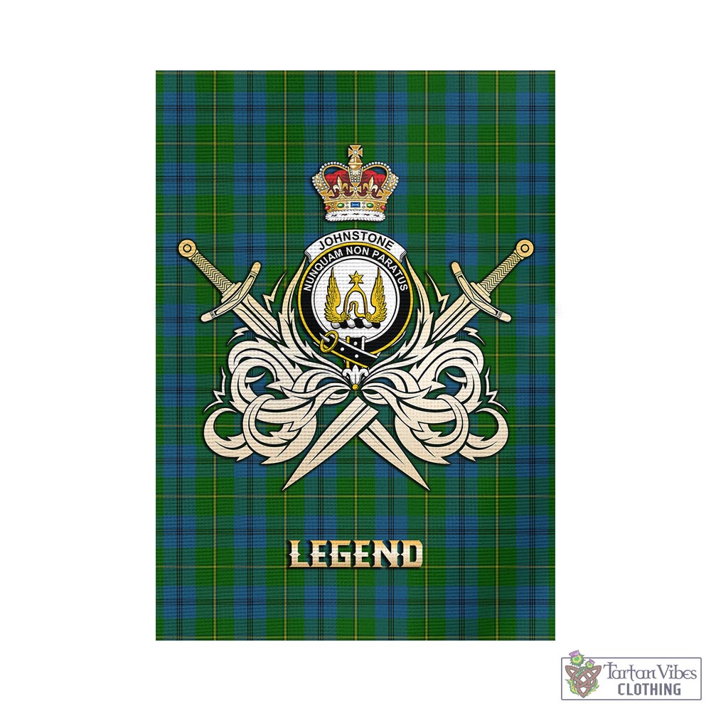 johnstone-johnston-tartan-flag-with-clan-crest-and-the-golden-sword-of-courageous-legacy