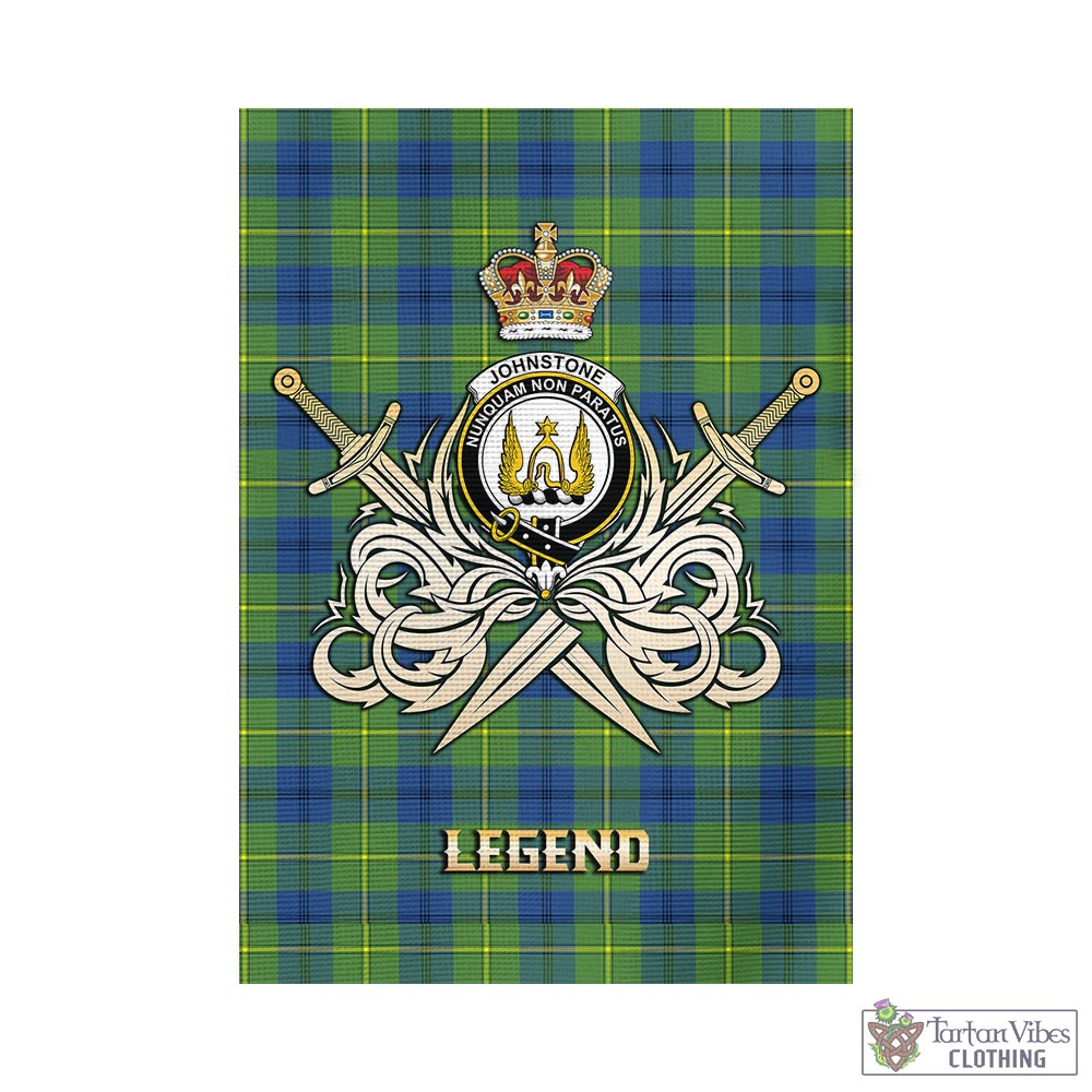 johnstone-johnston-ancient-tartan-flag-with-clan-crest-and-the-golden-sword-of-courageous-legacy