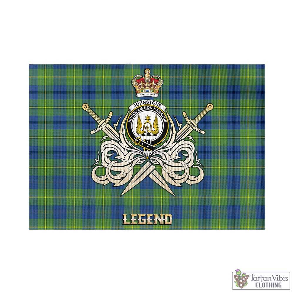 johnstone-johnston-ancient-tartan-flag-with-clan-crest-and-the-golden-sword-of-courageous-legacy