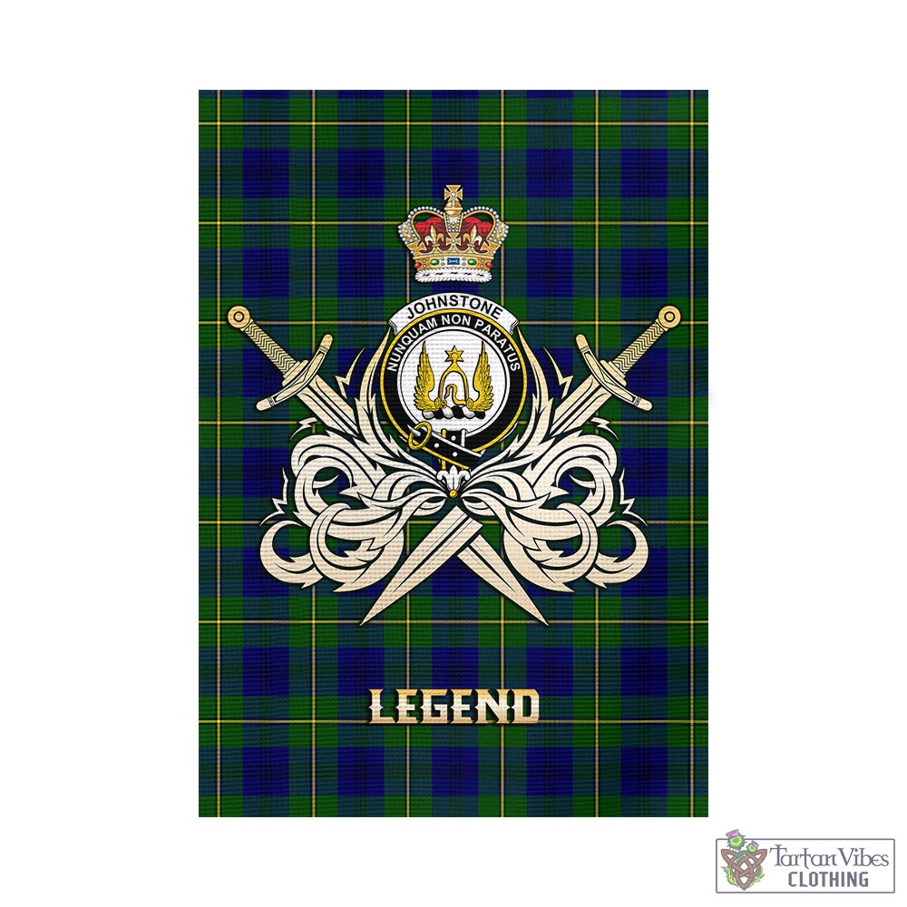 johnstone-johnston-modern-tartan-flag-with-clan-crest-and-the-golden-sword-of-courageous-legacy